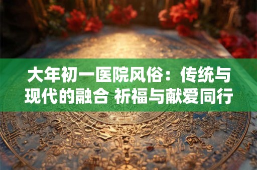 大年初一医院风俗：传统与现代的融合 祈福与献爱同行