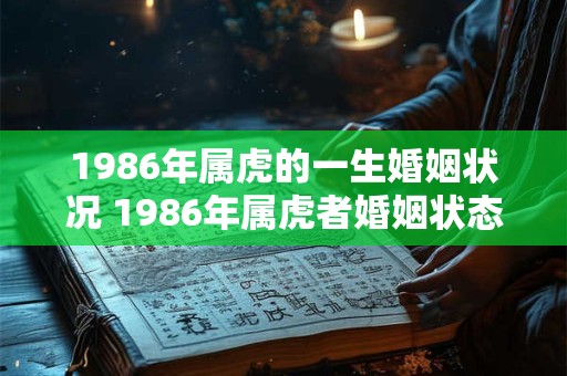 1986年属虎的一生婚姻状况 1986年属虎者婚姻状态如何