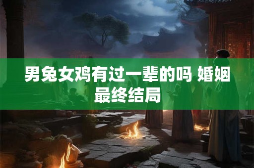 男兔女鸡有过一辈的吗 婚姻最终结局