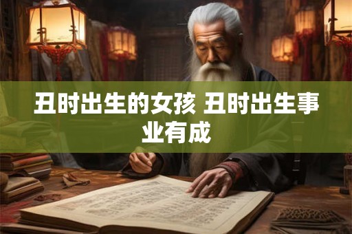 丑时出生的女孩 丑时出生事业有成