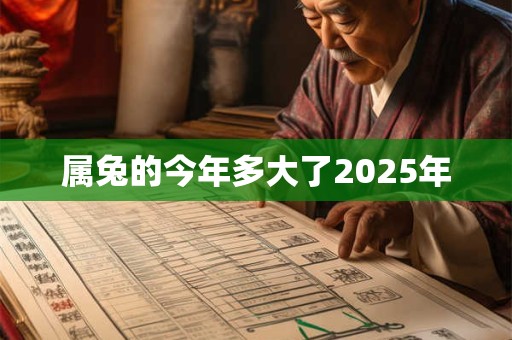 属兔的今年多大了2025年
