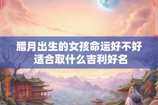 腊月出生的女孩命运好不好 适合取什么吉利好名