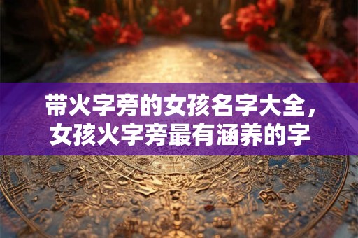 带火字旁的女孩名字大全，女孩火字旁最有涵养的字