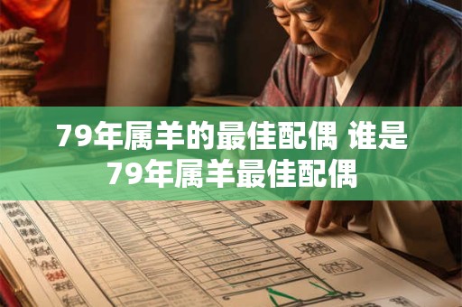 79年属羊的最佳配偶 谁是79年属羊最佳配偶