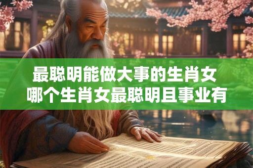 最聪明能做大事的生肖女 哪个生肖女最聪明且事业有成