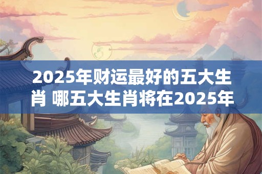 2025年财运最好的五大生肖 哪五大生肖将在2025年迎来最佳财运