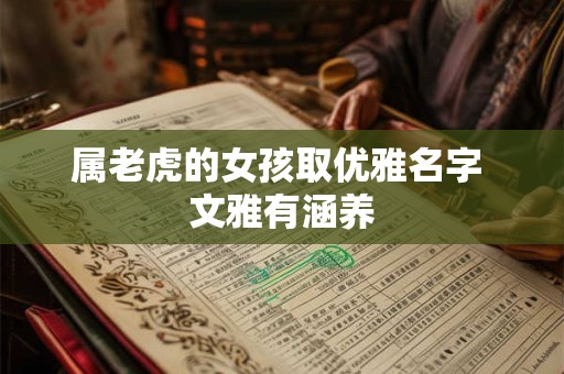 属老虎的女孩取优雅名字 文雅有涵养