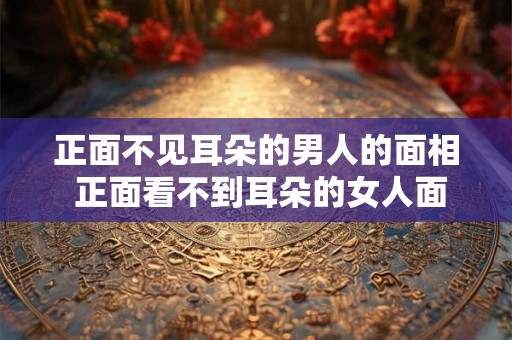正面不见耳朵的男人的面相 正面看不到耳朵的女人面相