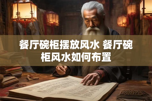 餐厅碗柜摆放风水 餐厅碗柜风水如何布置