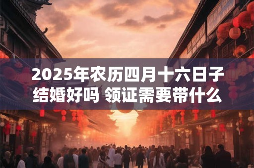2025年农历四月十六日子结婚好吗 领证需要带什么证件