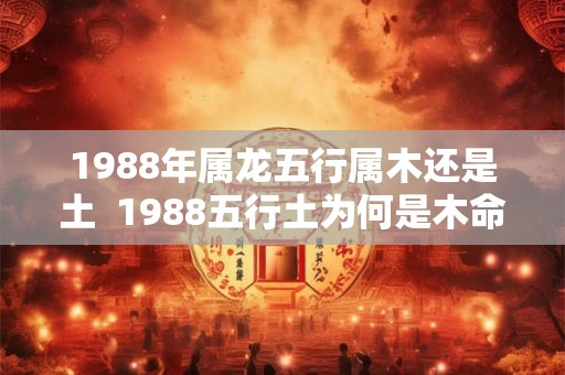 1988年属龙五行属木还是土  1988五行土为何是木命
