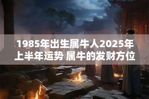 1985年出生属牛人2025年上半年运势 属牛的发财方位