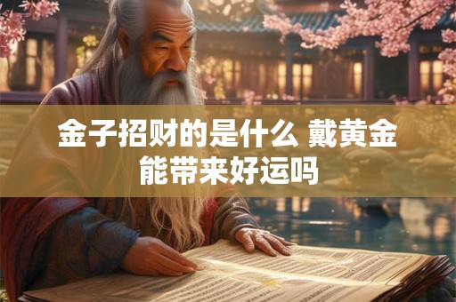 金子招财的是什么 戴黄金能带来好运吗