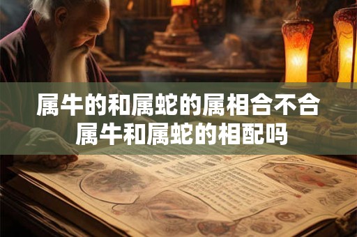 属牛的和属蛇的属相合不合 属牛和属蛇的相配吗