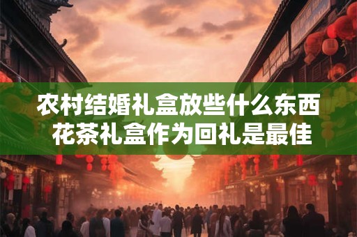农村结婚礼盒放些什么东西 花茶礼盒作为回礼是最佳的选择