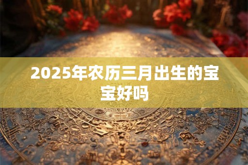 2025年农历三月出生的宝宝好吗 2025年农历三月出生的宝宝好吗