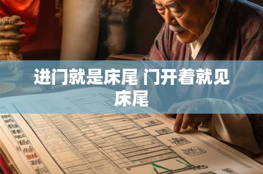 进门就是床尾 门开着就见床尾