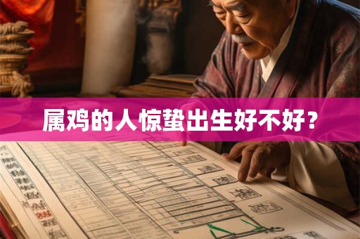 属鸡的人惊蛰出生好不好？