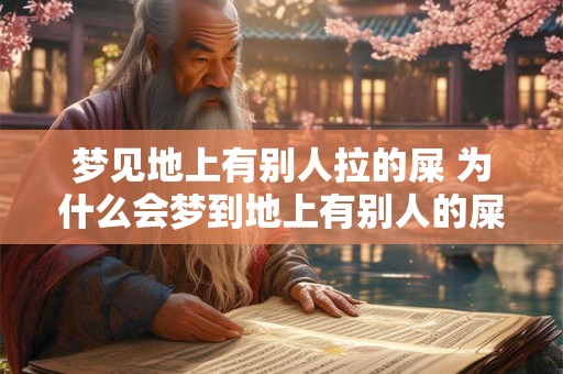 梦见地上有别人拉的屎 为什么会梦到地上有别人的屎