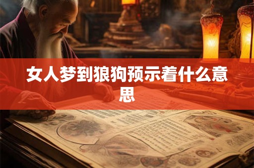 女人梦到狼狗预示着什么意思