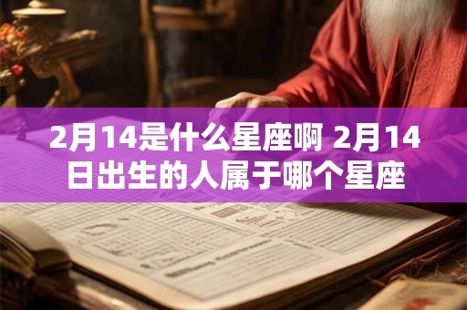 2月14是什么星座啊 2月14日出生的人属于哪个星座