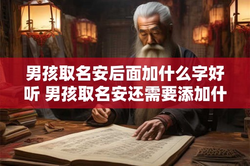 男孩取名安后面加什么字好听 男孩取名安还需要添加什么字好听