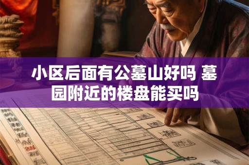 小区后面有公墓山好吗 墓园附近的楼盘能买吗