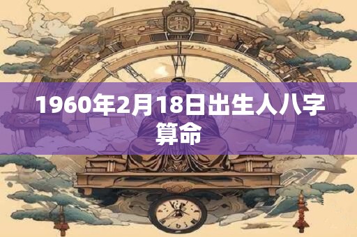 1960年2月18日出生人八字算命