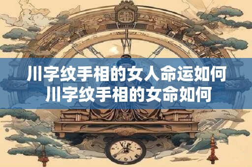 川字纹手相的女人命运如何 川字纹手相的女命如何