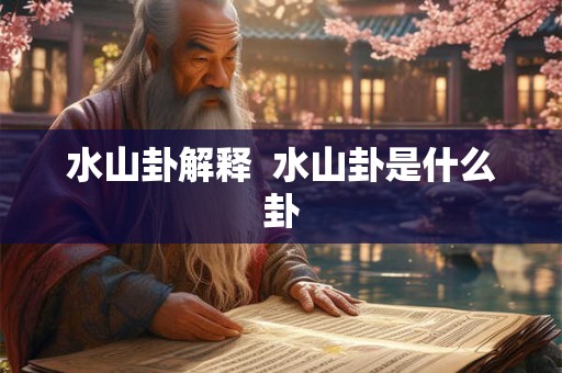 水山卦解释  水山卦是什么卦