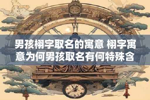 男孩栩字取名的寓意 栩字寓意为何男孩取名有何特殊含义