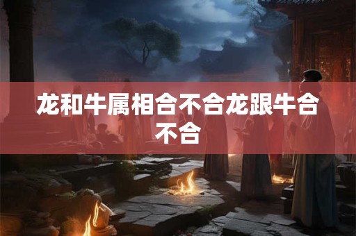 龙和牛属相合不合龙跟牛合不合