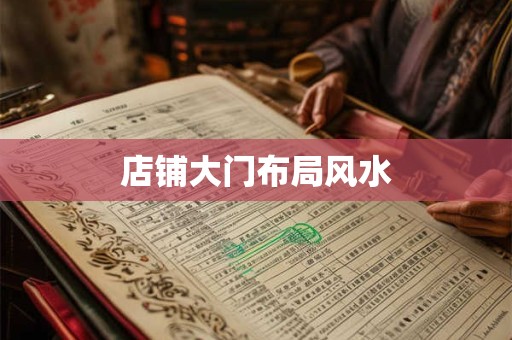 店铺大门布局风水