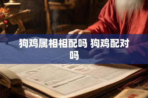 狗鸡属相相配吗 狗鸡配对吗