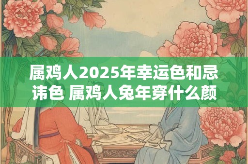 属鸡人2026年幸运色和忌讳色 属鸡人兔年穿什么颜色吉利