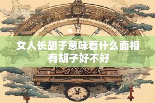 女人长胡子意味着什么面相 有胡子好不好