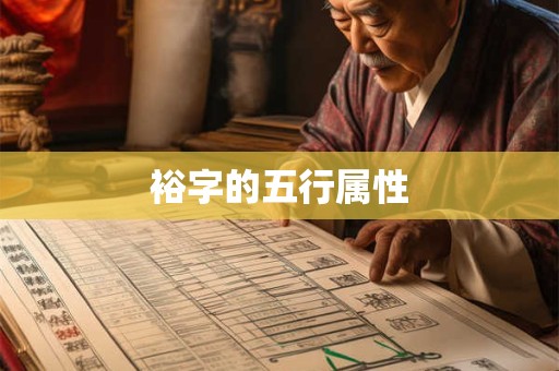 裕字的五行属性