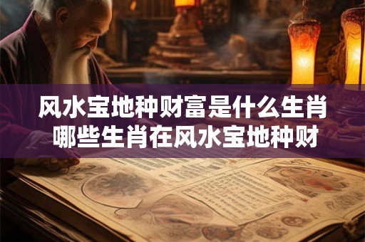 风水宝地种财富是什么生肖 哪些生肖在风水宝地种财富