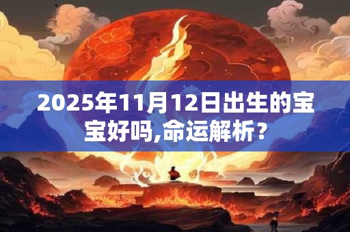 2025年11月12日出生的宝宝好吗,命运解析？