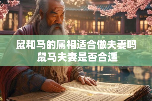 鼠和马的属相适合做夫妻吗 鼠马夫妻是否合适