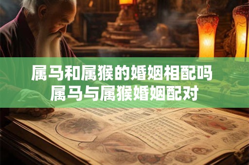 属马和属猴的婚姻相配吗 属马与属猴婚姻配对