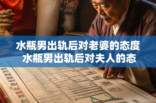 水瓶男出轨后对老婆的态度 水瓶男出轨后对夫人的态度如何