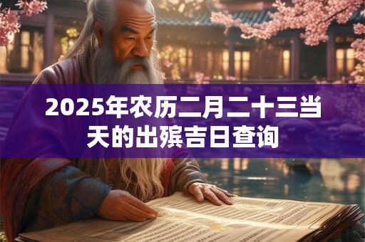 2025年农历二月二十三当天的出殡吉日查询