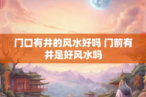 门口有井的风水好吗 门前有井是好风水吗