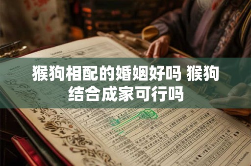 猴狗相配的婚姻好吗 猴狗结合成家可行吗 猴狗相配的婚姻好吗 猴狗结合成家可行吗