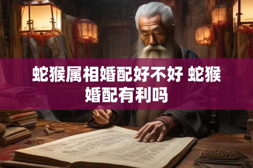 蛇猴属相婚配好不好 蛇猴婚配有利吗
