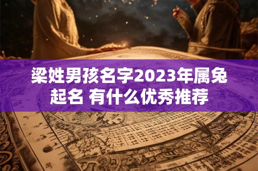 梁姓男孩名字2023年属兔起名 有什么优秀推荐