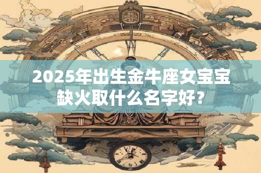 2025年出生金牛座女宝宝缺火取什么名字好？