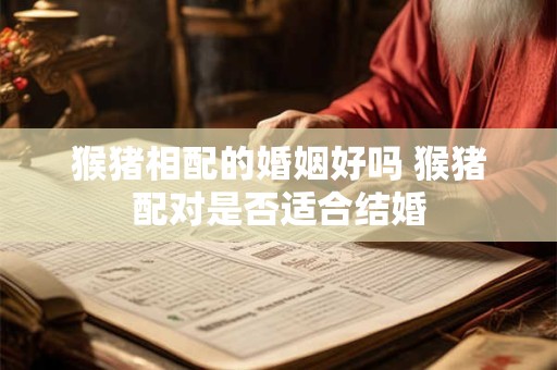 猴猪相配的婚姻好吗 猴猪配对是否适合结婚