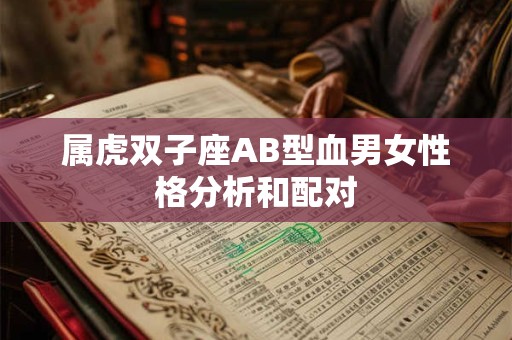 属虎双子座AB型血男女性格分析和配对